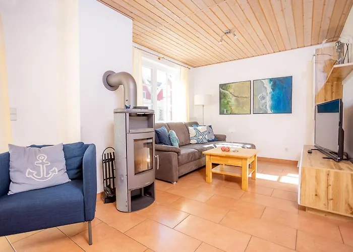 Seemannsgarn - Tolle Erdgeschosswohnung Mit Kaminofen Fuer Bis Zu 4 Personen - Haustiere Herzlich Willkommen